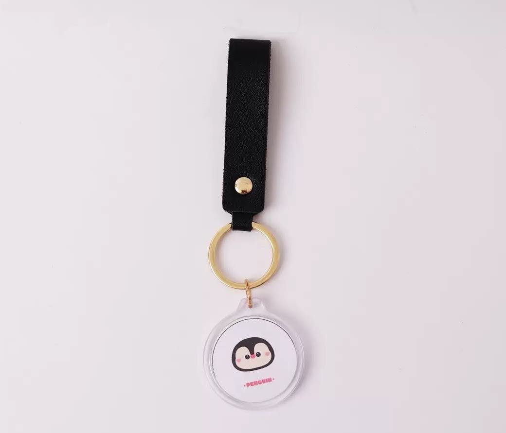 35mm Round Acrylic Photo Keyrings