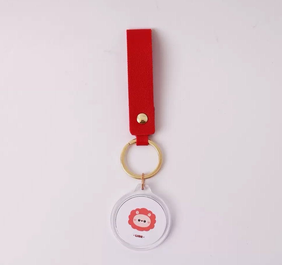 35mm Round Acrylic Photo Keyrings