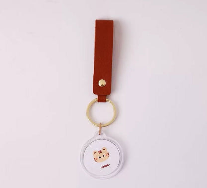 35mm Round Acrylic Photo Keyrings