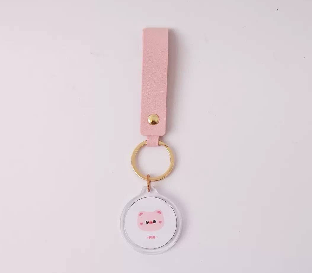 35mm Round Acrylic Photo Keyrings