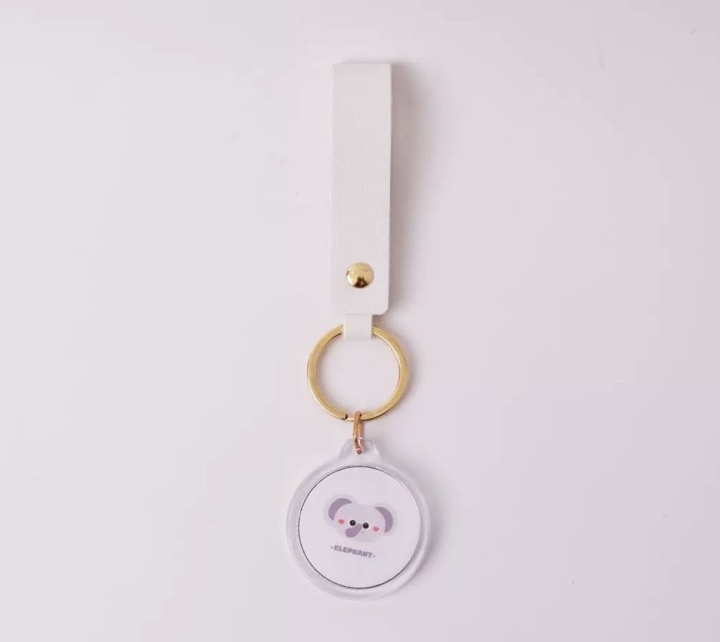 35mm Round Acrylic Photo Keyrings