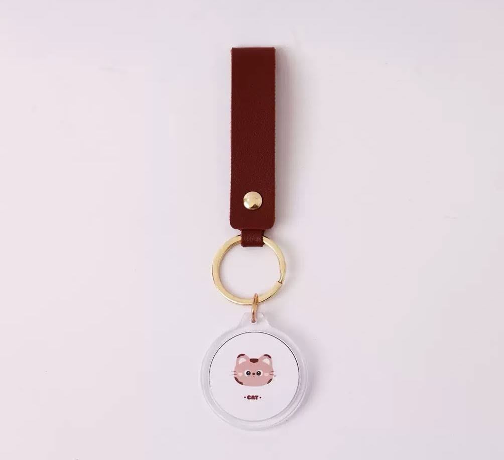 35mm Round Acrylic Photo Keyrings