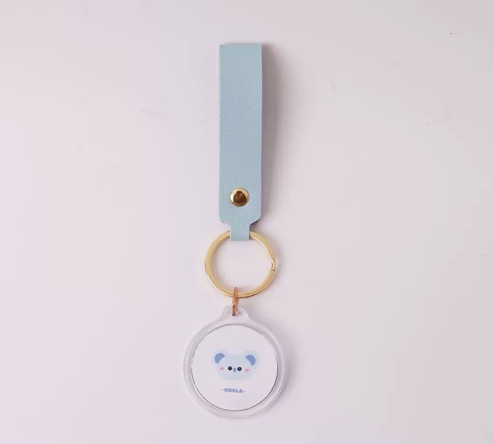 35mm Round Acrylic Photo Keyrings