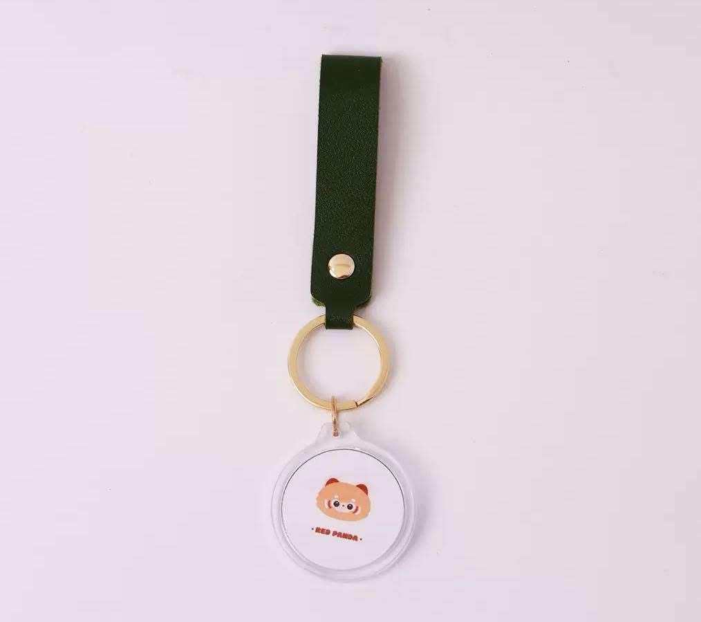 35mm Round Acrylic Photo Keyrings