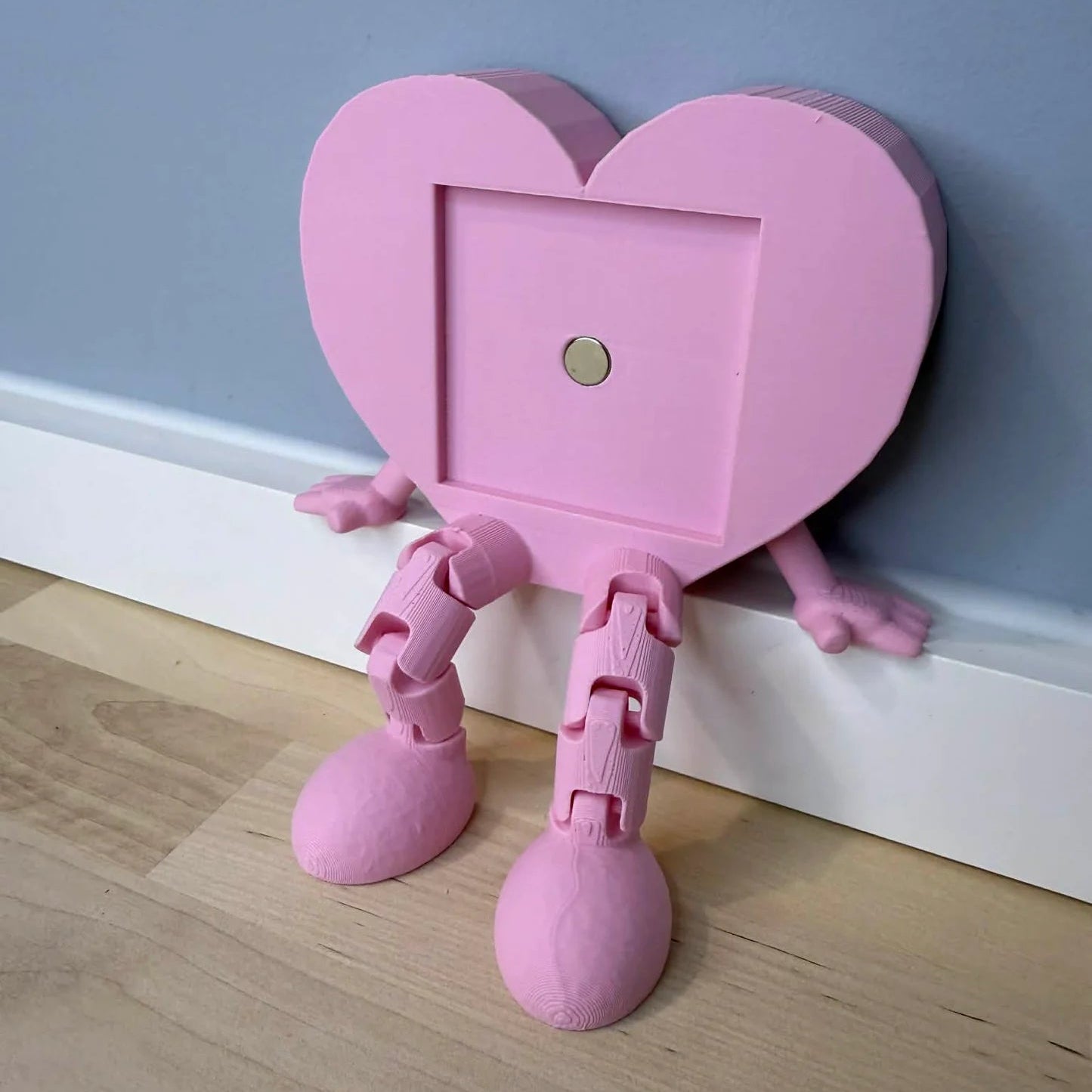 Single Heart Shaped Photo Magnet Frame