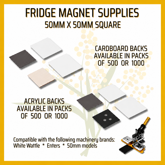 50mm SQUARE Photo Magnet Consumables