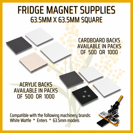 63.5mm SQUARE Photo Magnet Consumables