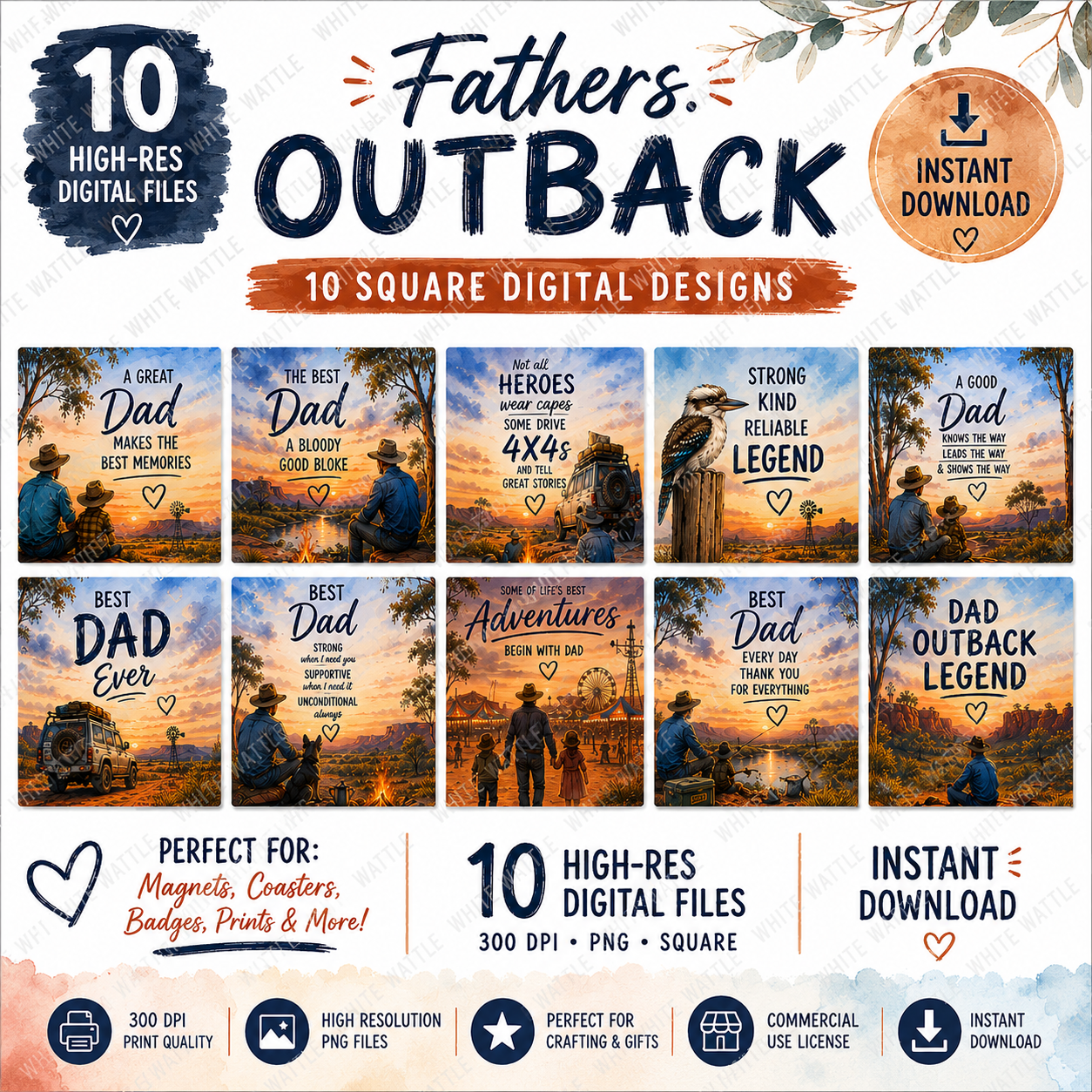 Fathers - Outback  Digital Design Bundle