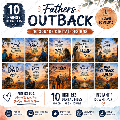 Fathers - Outback  Digital Design Bundle