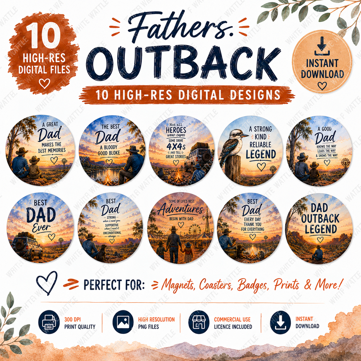 Fathers - Outback  Digital Design Bundle