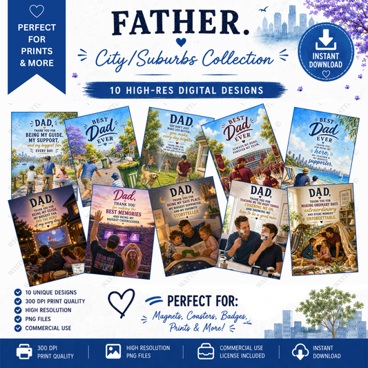 Fathers - City/Suburbs  Digital Design Bundle