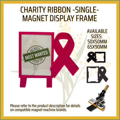 Charity Ribbon Magnet Display Frame (Single)