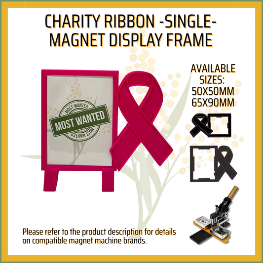 Charity Ribbon Magnet Display Frame (Single)