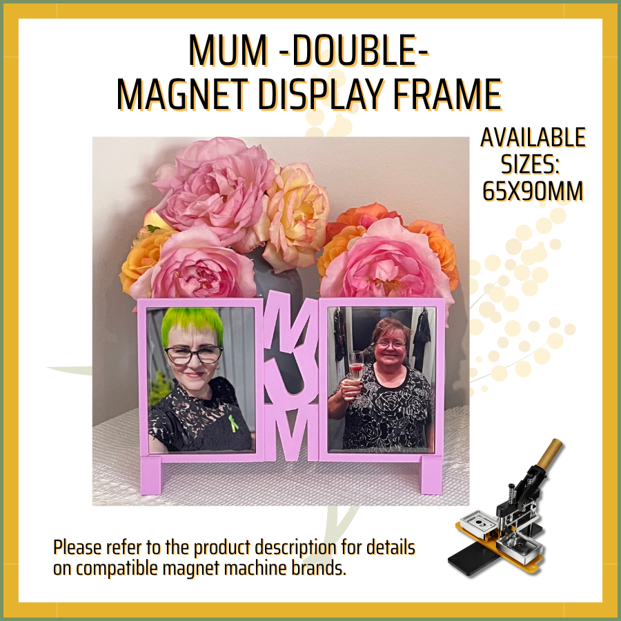 "Mum" Magnet Display Frame (Double)