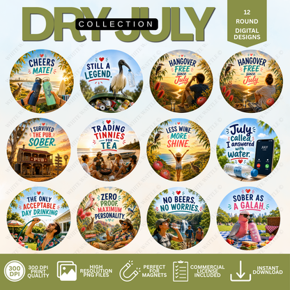 DRY JULY Digital Design Bundle