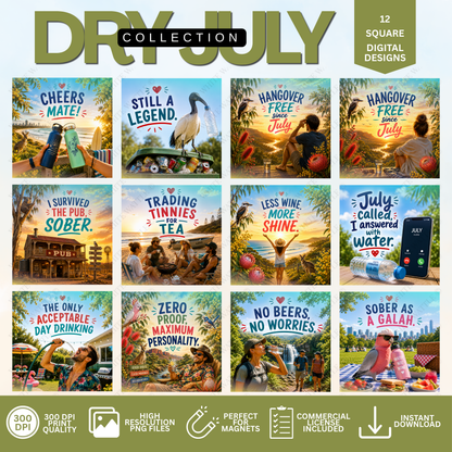 DRY JULY Digital Design Bundle