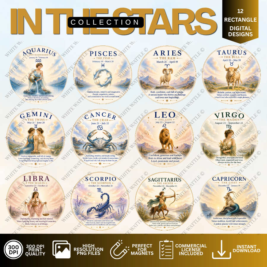 In The Stars Digital Design Bundle